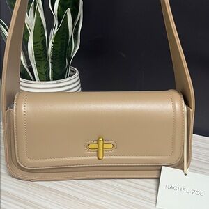 Rachel Zoe Beige Shoulder Bag with Gold Accent!! NWT!!!